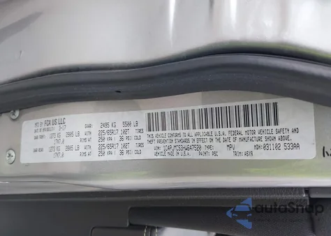 2017 Jeep Cherokee Latitude 4X4 from USA, damaged, VIN 1C4PJMCS3HW647520